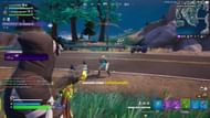 Eliminating players to gain ammo in Fortnite (Image via Epic Games)